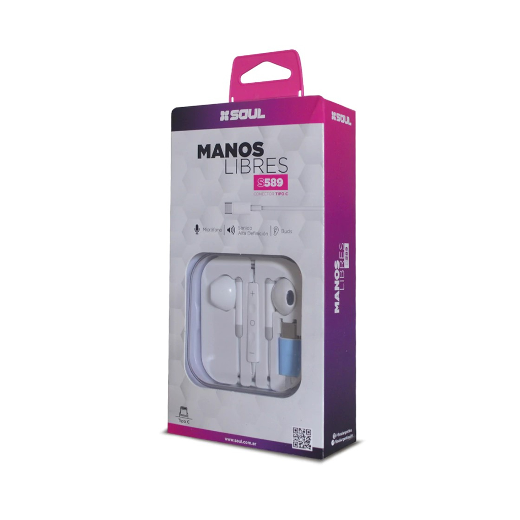 Auriculares Tipo C Earpods Soul S589