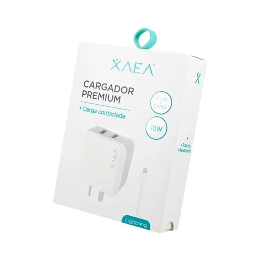Cargador Premium Xaea Usb A Lightning 18W 