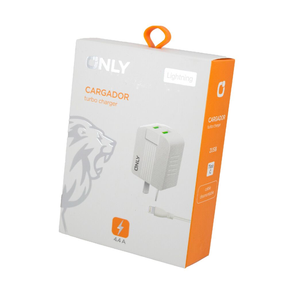 Cargador Only 4.4 Ampere Tipo Lightning