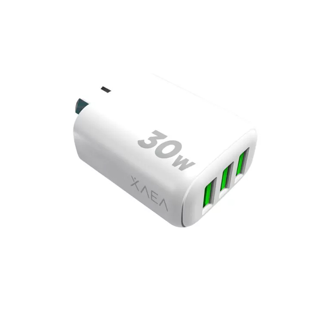 Cabezal Cargador Xaea 30W Tipo C Intensify 3 Entradas  Mood 600
