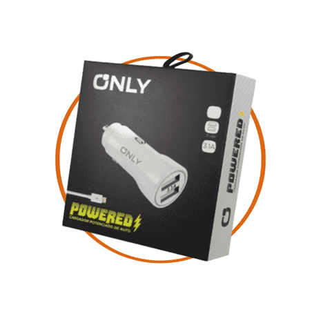 [926] Cargador Para Auto Potenciado Lightning