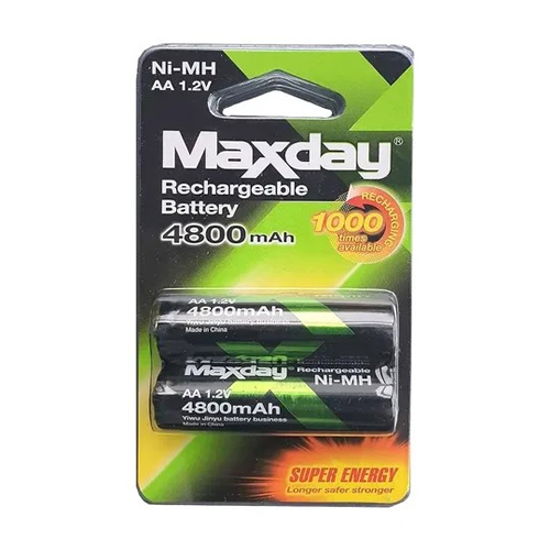 [1364] Pilas Recargables Aa Maxday Blister X2 Unidades