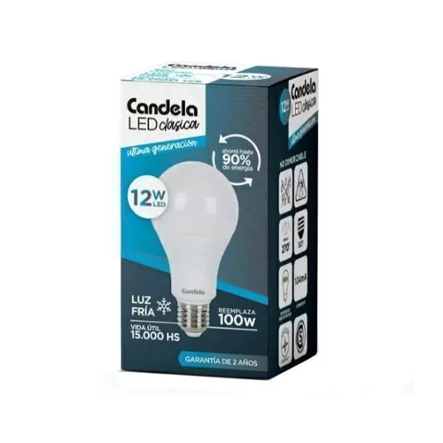 [100200] Foco Led Candela 12 W Luz Fria