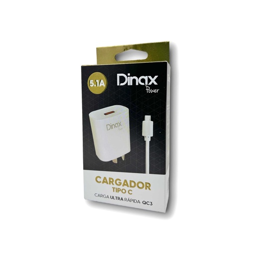 [PD50W] Cargador Dinax Entrada Tipo C- Lightning 50 W