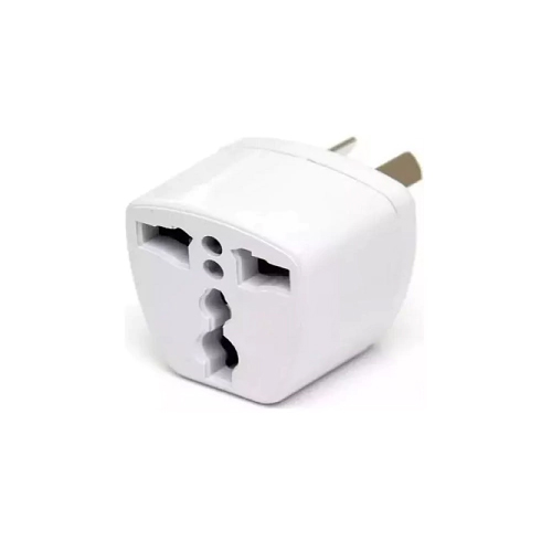 Adaptador Universal Para Enchufes 2 Patas Blanco
